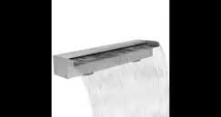 Fantana dreptunghiulara tip cascada din otel inoxidabil 60 cm imagine