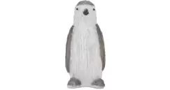 Figurina pinguin de Craciun cu LED 30cm acril interior/exterior imagine