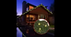 Ghirlanda de Craciun cu becuri LED 10 m imagine