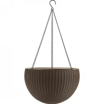 Ghiveci suspendat din rattan - Hanging Sphere Maro imagine