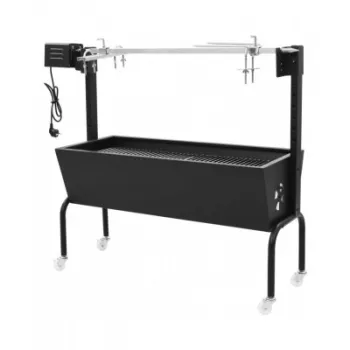 Gratar cu rotisor electric, otel inoxidabil imagine