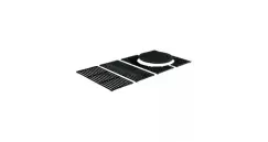 Gratar de fonta modular culinar Enders pentru Kansas Turbo 4 70 x 45 x 2 cm 7788 imagine