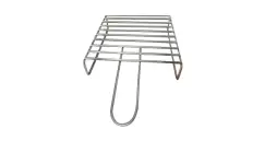 Gratar din inox pentru cuptor traditional pentru pizza pe lemne Maximus 32 x 27,5 x 6,5 cm imagine
