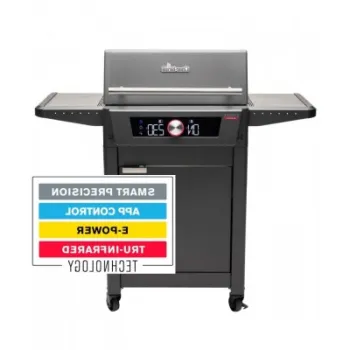 Gratar electric Char-Broil Evolve, display, grile din fonta, TRU-Infrared 140993 imagine