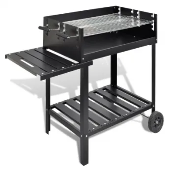 Gratar pe carbune cu 2 roti imagine