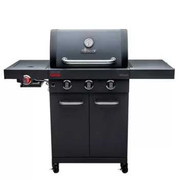 Gratar pe gaz Char-Broil Professional Power Edition 3, grile si plita din fonta, sear burner, TRU-Infrared 140984 imagine