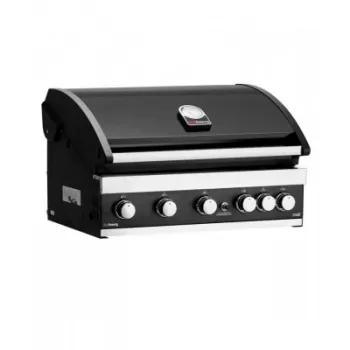 Gratar pe gaz cu 6 arzatoare (5 inox si 1 infrarosu), incastrabil, grile si plita fonta, Grandhall Grandpro Maxim G5 K05000387A imagine