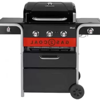 Gratar pe gaz si carbuni hibrid Char-Broil Gas2Coal 2.0 330 cu 3 arzatoare 140925 imagine