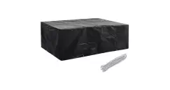 Husa mobilier gradina, 8 ocheti, 242 x 162 x 100 cm imagine