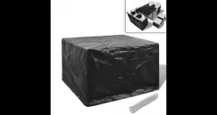 Husa mobilier gradina poliratan 4 persoane, 8 ocheti, 113 x 113 cm imagine