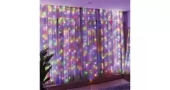 Instalatie de Craciun, 200 leduri, 5x1 m Perdea FLASH P9108 Premium imagine