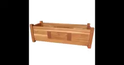 Jardiniera din lemn de salcam 76x27,6x25 cm imagine