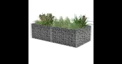 Jardiniera gabion 180 x 90 x 50 cm imagine