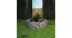 Jardiniera gabion hexagonala, 160 x 139 x 50 cm imagine