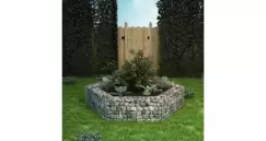 Jardiniera gabion hexagonala, 200 x 173 x 40 cm imagine