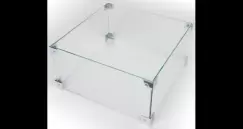 Kit ecrane de sticla pentru mese cocon patrate mici imagine