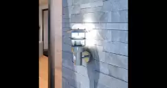 Lampa de perete din otel inoxidabil cu senzor de miscare imagine