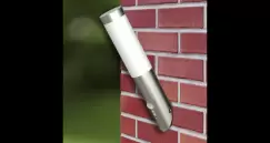 Lampa RVS cu senzor de miscare 6 x 36 cm imagine