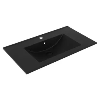 Lavoar compozit MODINI lungime 80 latime 46 inaltime 1.5 negru mat imagine