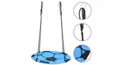 Leagan cuib, model fotbal, albastru,100 cm imagine