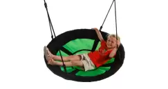 Leagan cuib pentru 2 copii Swbee verde deschis cu negru imagine