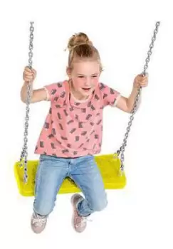 Leagan din cauciuc cu lant galben imagine