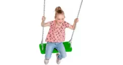 Leagan din cauciuc cu lant verde mar imagine