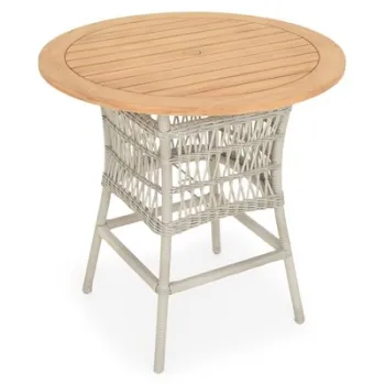 Masa bar MACKINAC inaltime 106.5 diametru 107 gri cu natur imagine