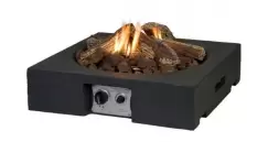 Masa cocon 60cm - Blat de masa patrat negru imagine