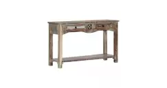 Masa consola, 120 x 40 x 75 cm, lemn masiv reciclat  imagine