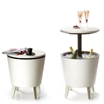 Masa cu frapiera Keter Alb-Maro COOL BAR 17186745 imagine