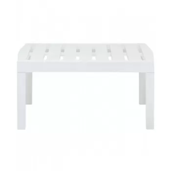 Masa de gradina, alb, 78 x 55 x 38 cm, plastic imagine