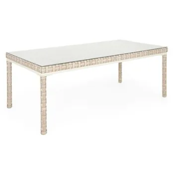 Masa dining CIELO lungime 200 latime 100 inaltime 76 mix gri imagine