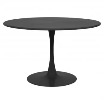 Masa dining pentru gradina rotunda PLEZURO diametru 120 cm antracit, din otel imagine