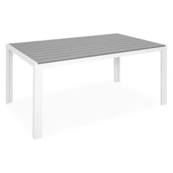 Masa dreptunghiulara mica ENCORE lungime 150 latime 90 inaltime 74 alb cu gri  imagine