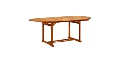 Masa extensibila de exterior din lemn de salcam imagine