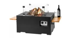 Masa Happy Cocooning dreptunghiulara neagra imagine