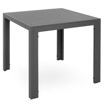 Masa patrata HAVEN lungime 80 latime 80 inaltime 75 gri imagine