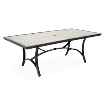 Masa SYDNEY lungime 213 latime 106.2 inaltime 73.3 negru cu gri imagine