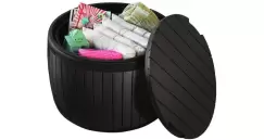 Masuta rotunda pentru depozitare Wood Maro Keter 230405 imagine