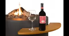 Masute laterale pentru mese rotunde si ovale cu 2 suporturi de cauciuc, 1 set contine 2 bucati imagine