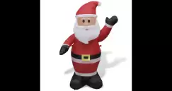 Mos Craciun gonflabil, 120 cm imagine
