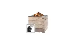 Nice&Nasty - Masa cocon patrata cu arzator gri imagine