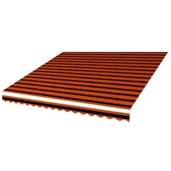 Panza de copertina, portocaliu si maro, 400 x 300 cm imagine