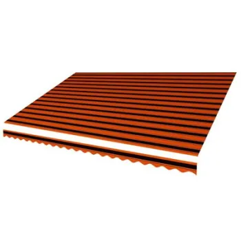 Panza de copertina, portocaliu si maro, 500 x 300 cm imagine