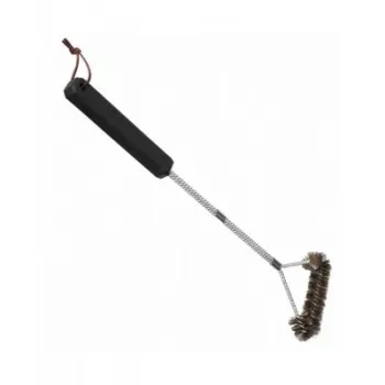 Perie din inox pentru gratar Cozze 30 x 6 x 40 cm 90308 imagine