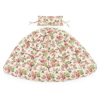 Perna leagan BOWL lungime 100 latime 146 inaltime 16 alb cu rosu imagine