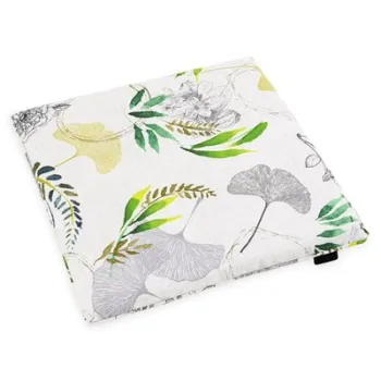 Perna patrata sezut scaun EMMY lungime 50 latime 50 inaltime 2 alb  imagine