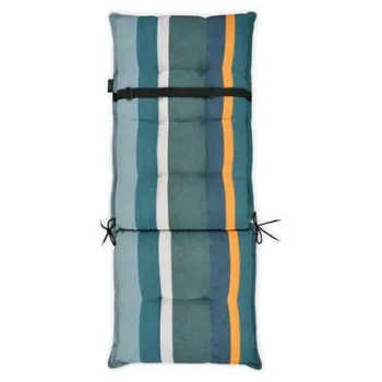 Perna scaun cu spatar inalt STRIPE GREEN lungime 123 latime 50 dungi verzi imagine