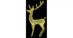 Ren de Craciun, 250 LED-uri, alb cald, 180 cm, acril, XXL imagine